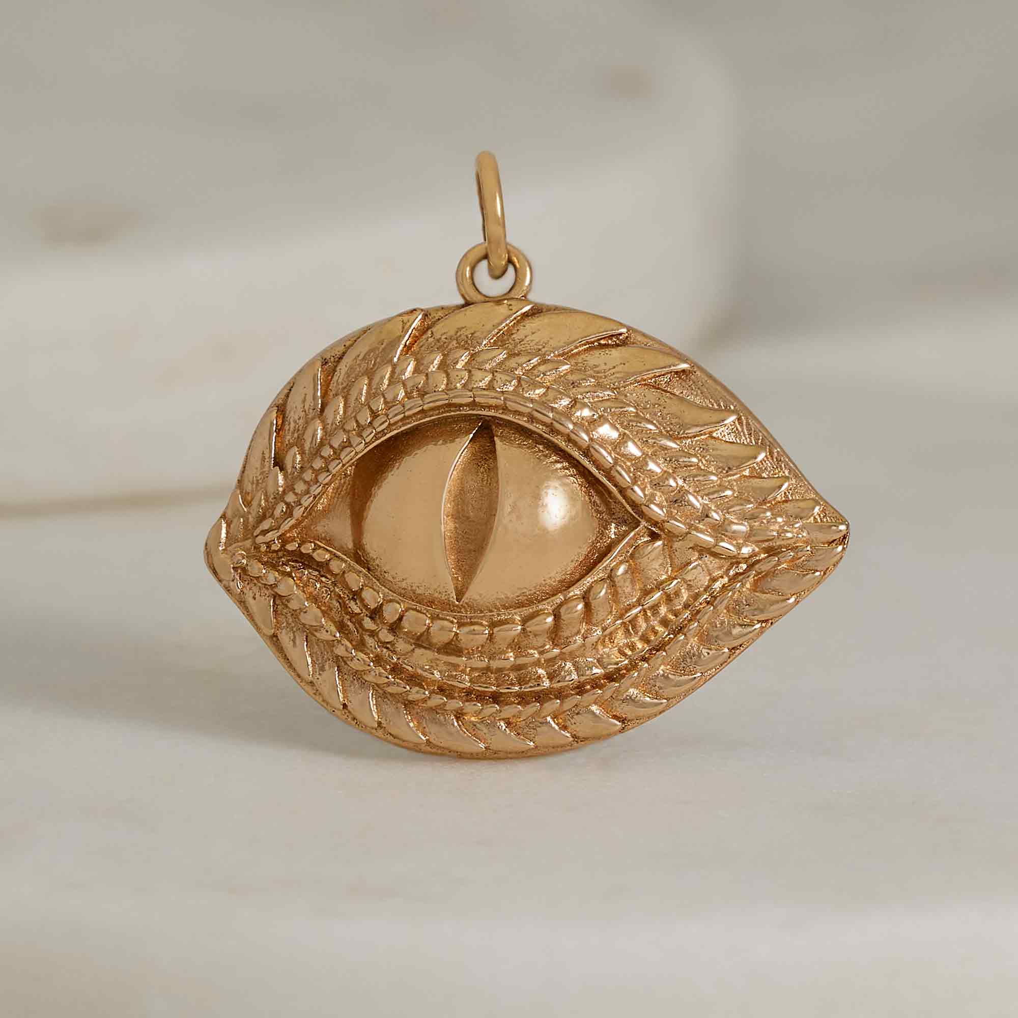 Sterling Silver Dragon Eye Pendant