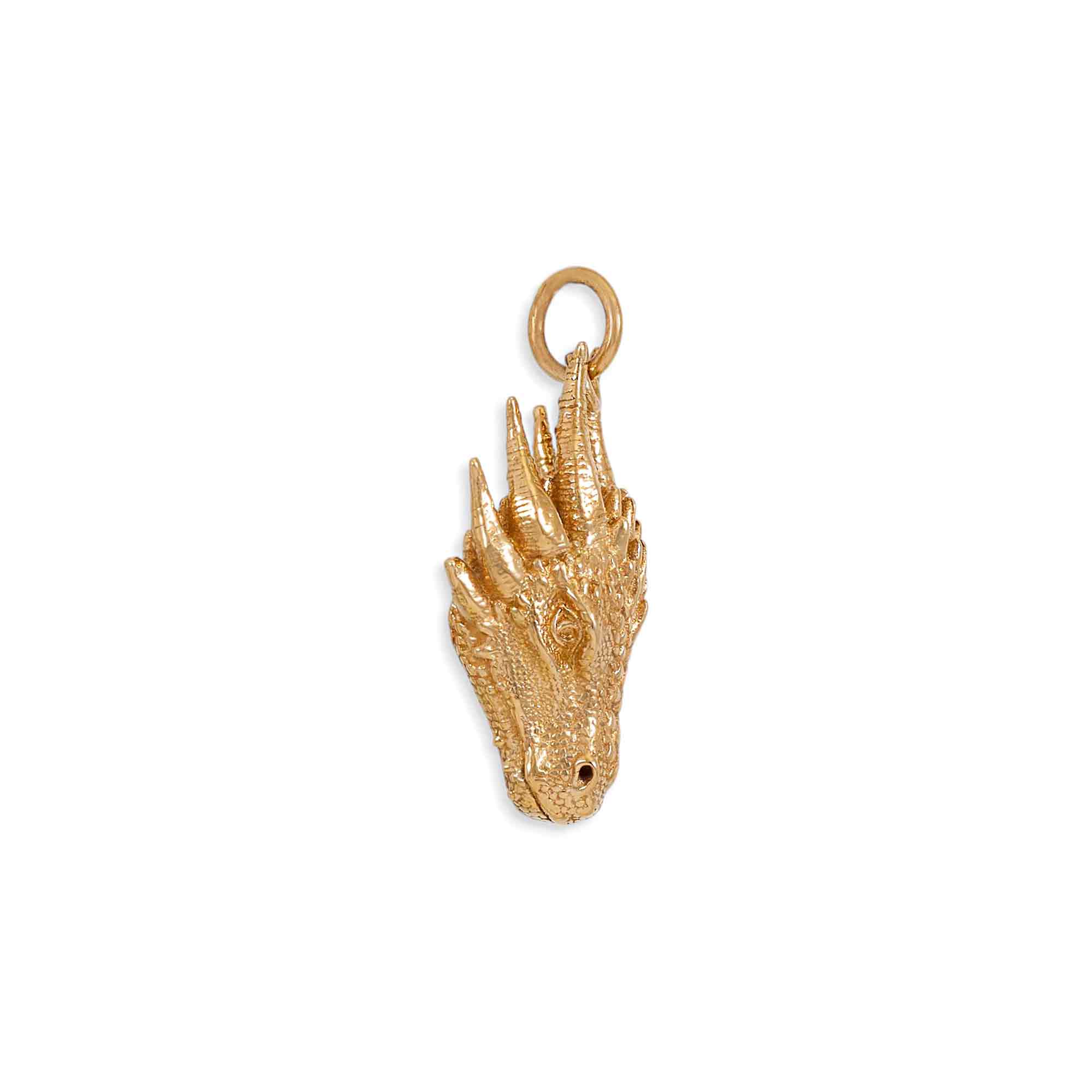Sterling Silver Dragon Head Charm