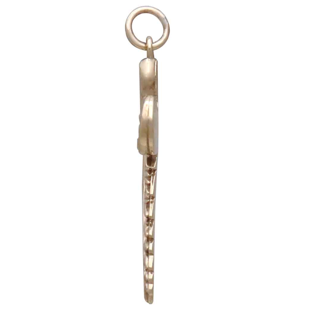 Bronze Fern Pendant - Poppies Jewelry