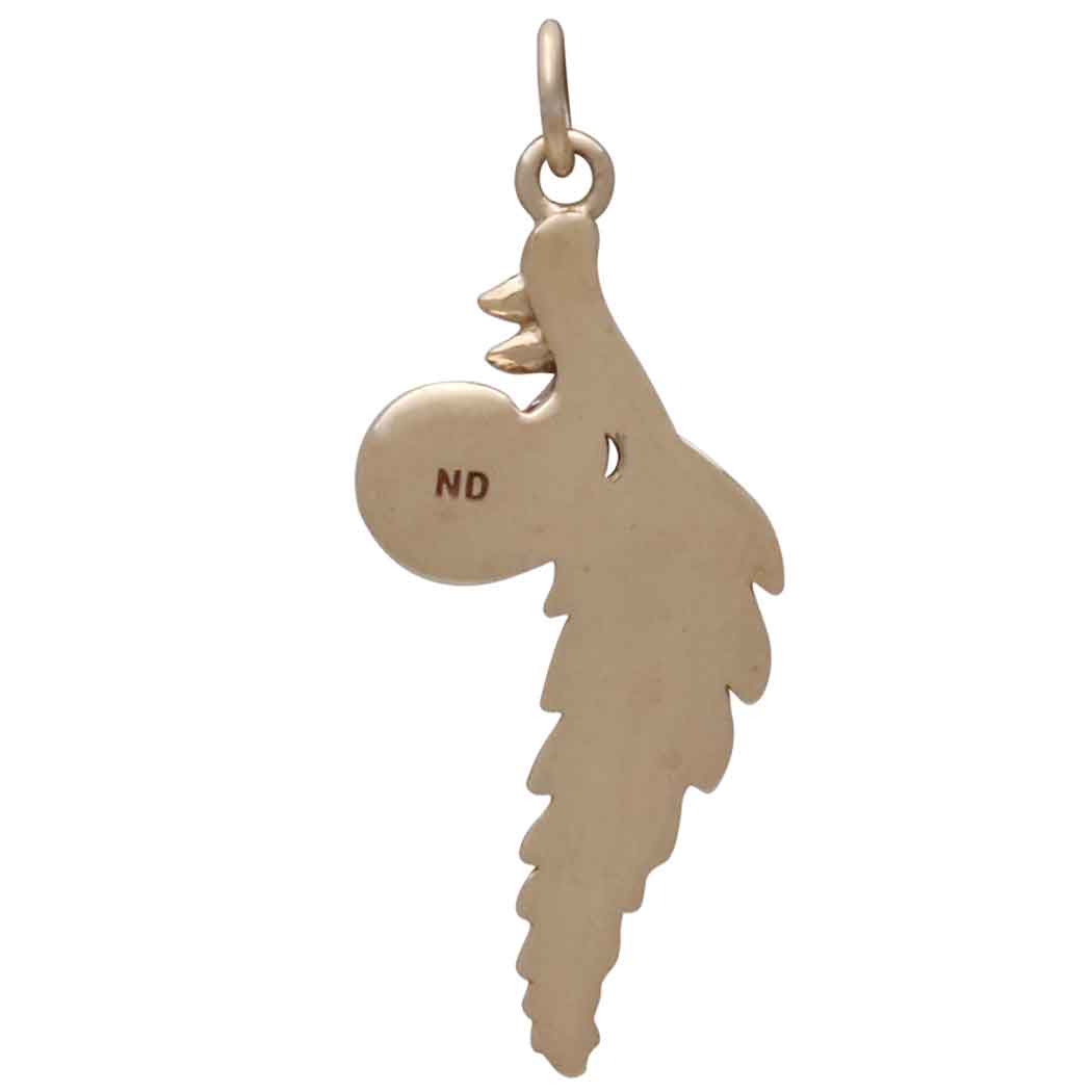Bronze Fern Pendant - Poppies Jewelry