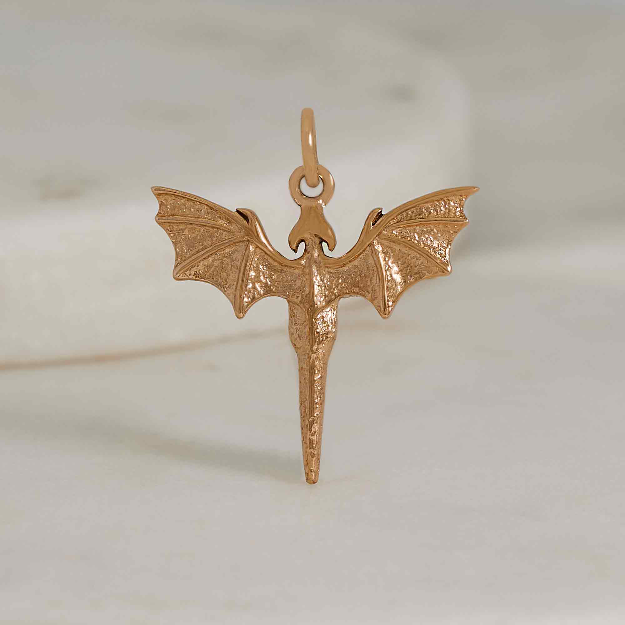 Sterling Silver Flying Dragon Charm