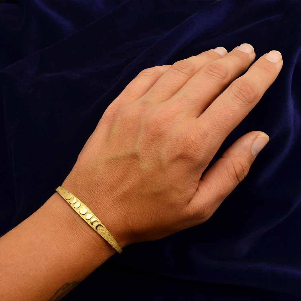 Sterling Silver Moon Phase Bracelet