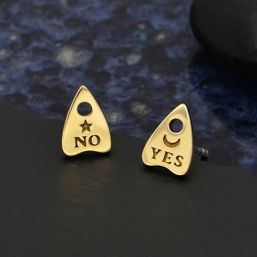 Bronze Ouija Post Earrings - Poppies Jewelry