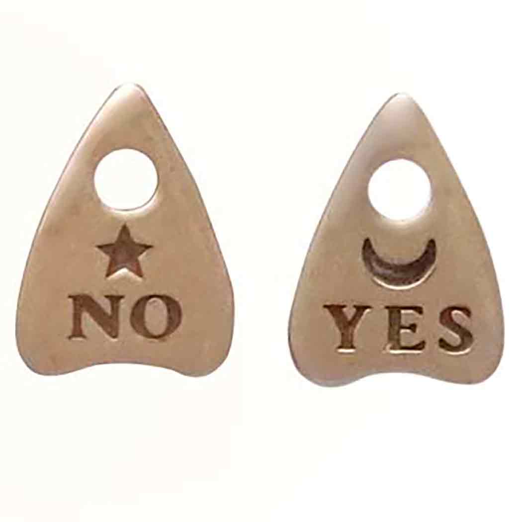 Bronze Ouija Post Earrings - Poppies Jewelry