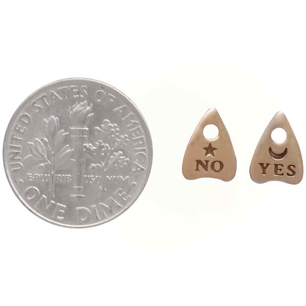 Bronze Ouija Post Earrings - Poppies Jewelry