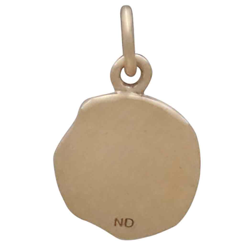 Bronze Wax Seal Heart Charm - Tia Tynette Designs