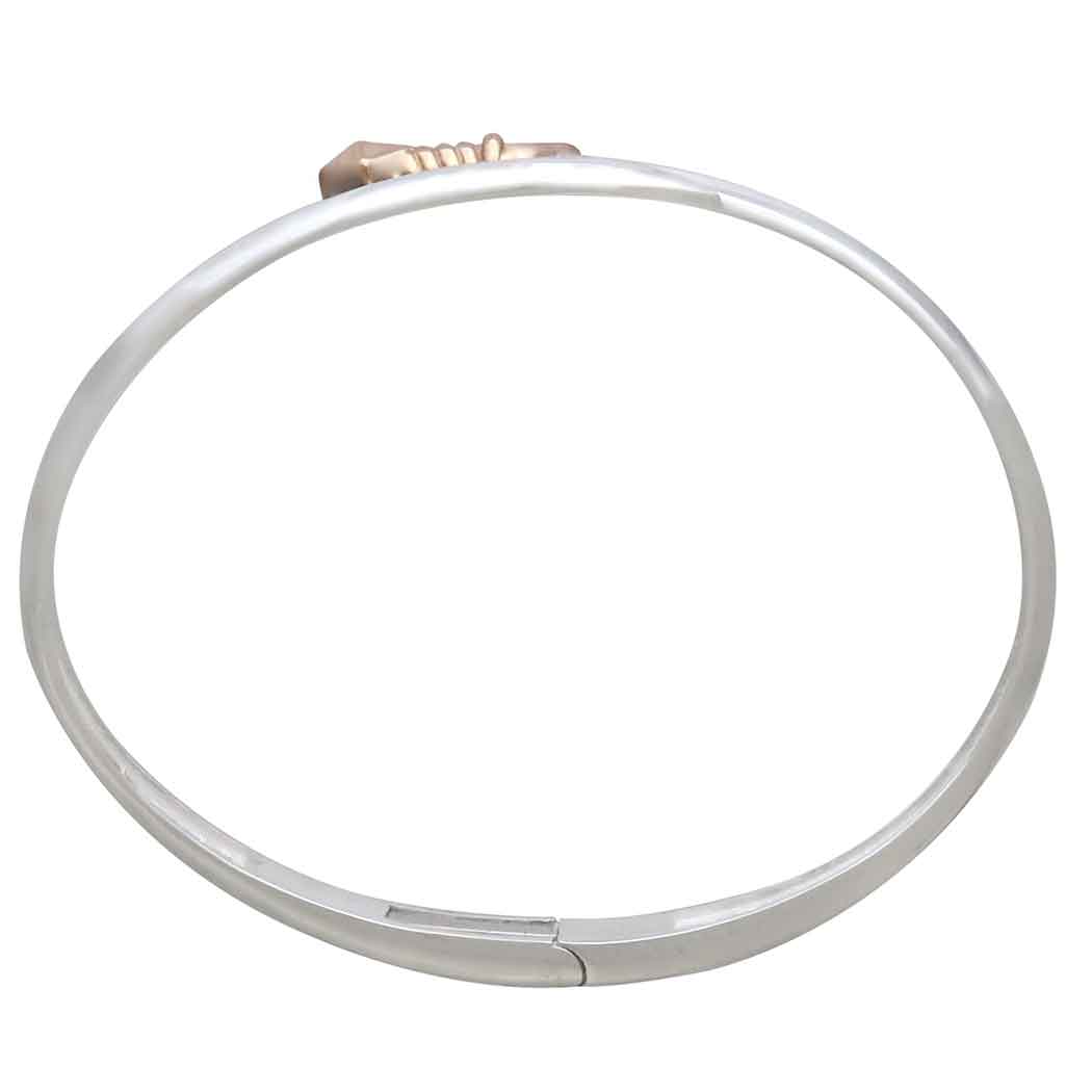 Mixed Metal Sword Bracelet