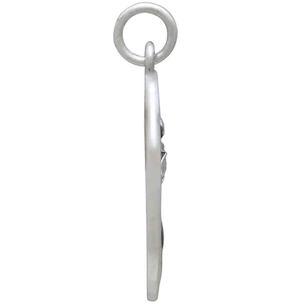 Silver Daffodil Charm - March Birthflower - Tia Tynette Designs