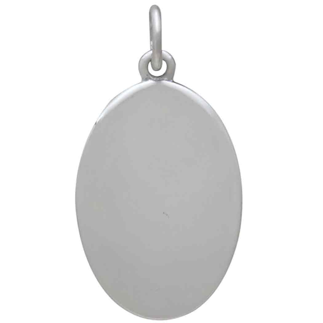 Silver Iris Charm - February Birthflower - Tia Tynette Designs