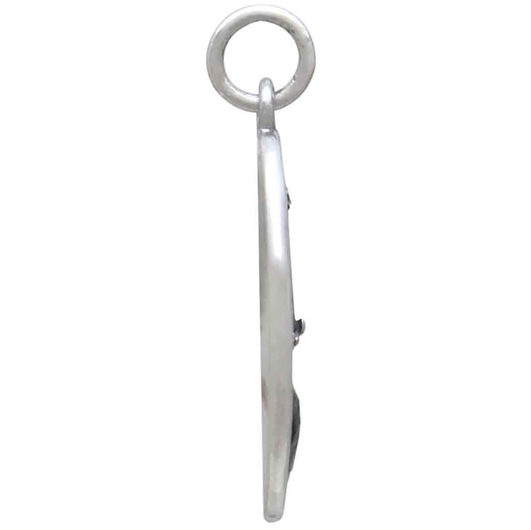 Silver Lily of the Valley Charm - May Birthflower
