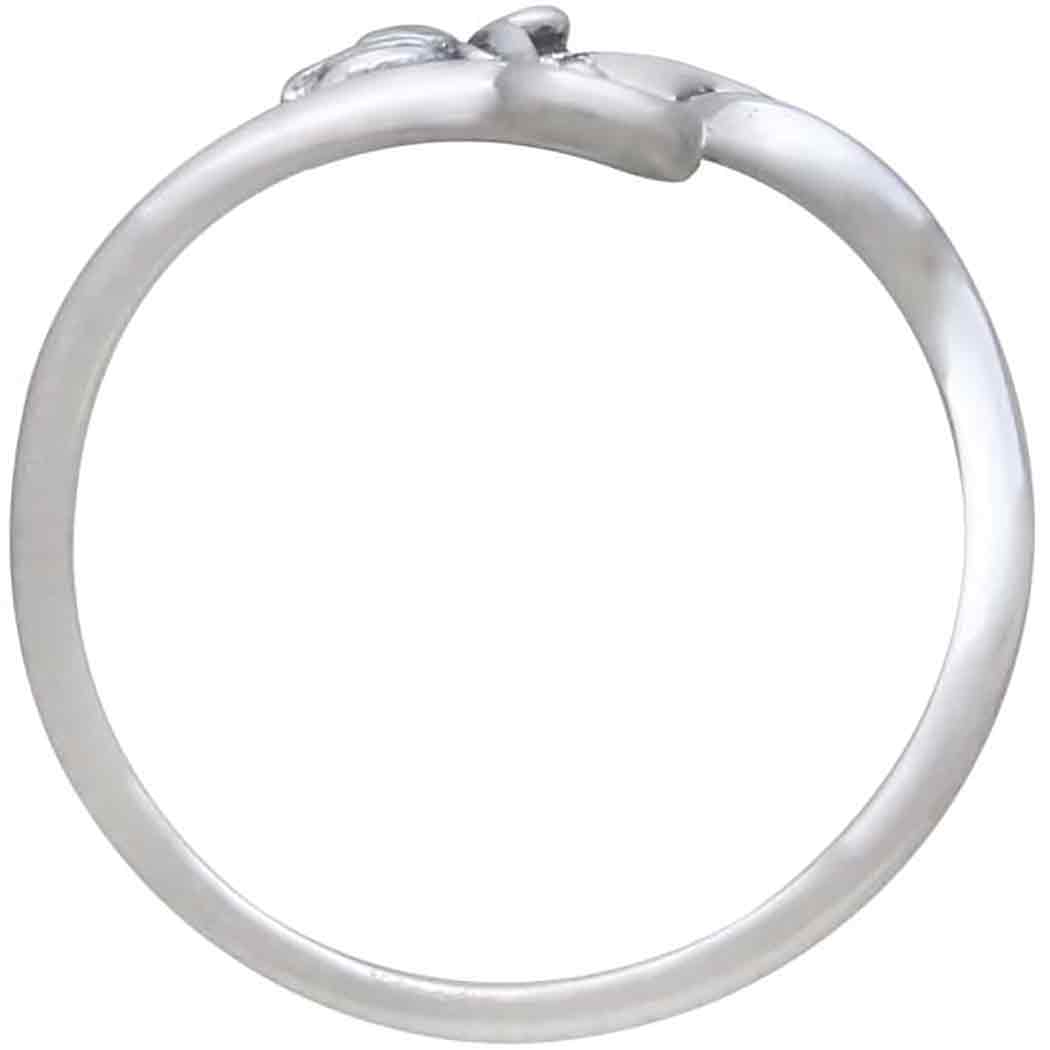 Sterling Silver Adjustable Lotus Ring - Poppies Jewelry