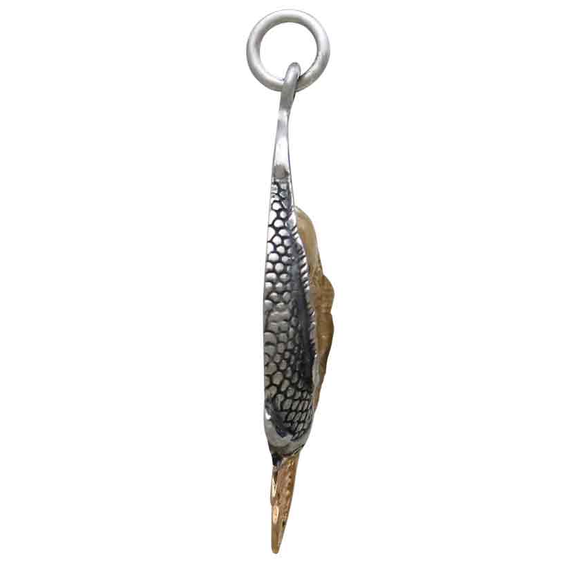 Mixed Metal Double Koi Pendant - Poppies Jewelry