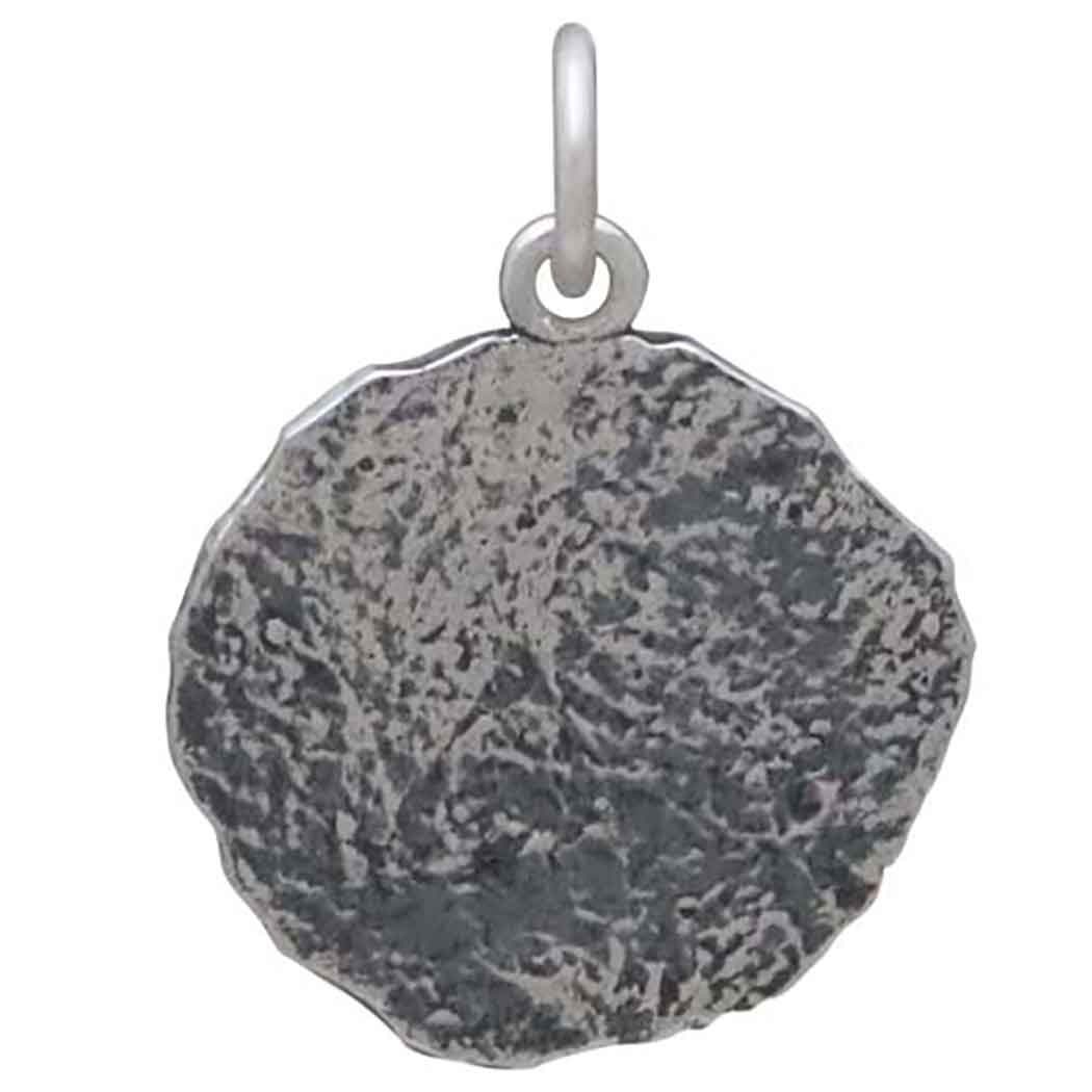 Sterling Silver Angler Fish Fossil Pendant - Poppies Jewelry