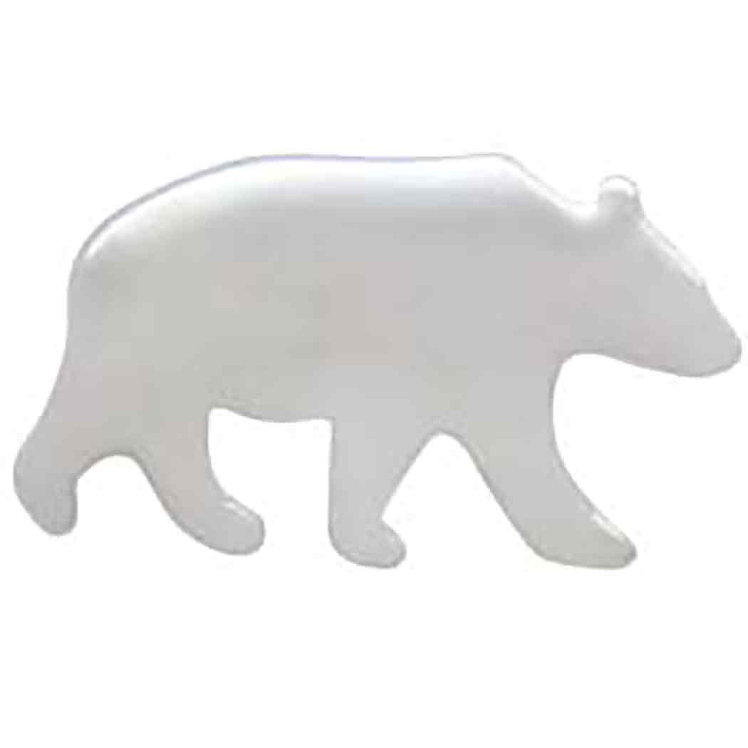 Sterling Silver Bear Post Earrings