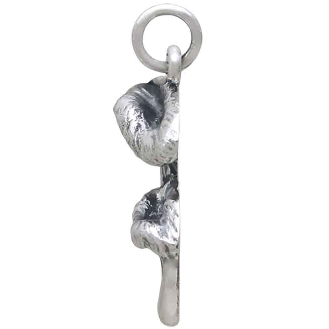 Sterling Silver Chanterelle Mushroom Pendant - Tia Tynette Designs