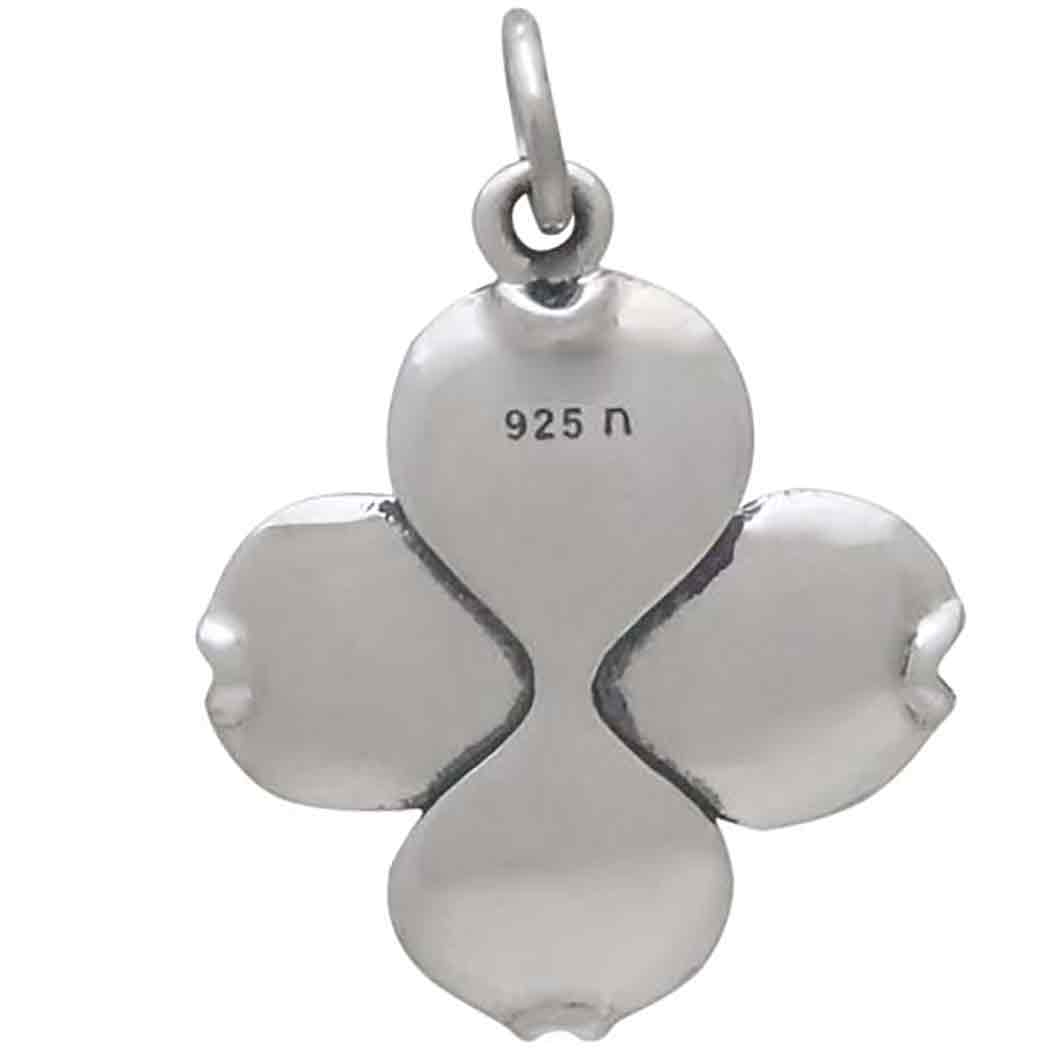 Sterling Silver Dogwood Flower Charm - Poppies Jewelry