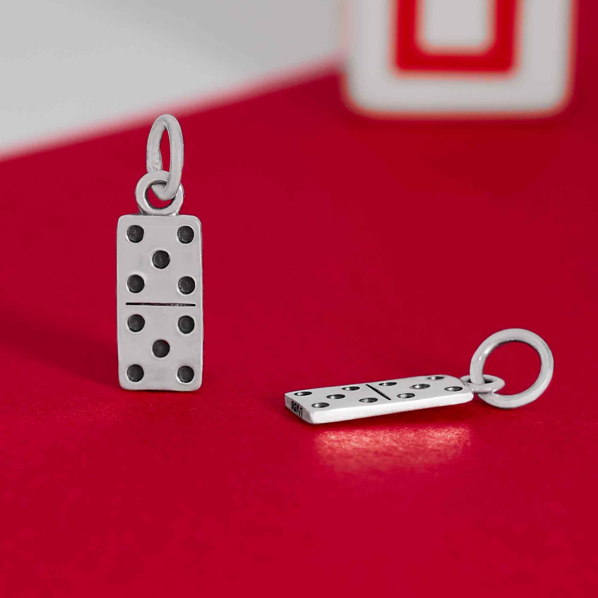 Sterling Silver Domino Charm