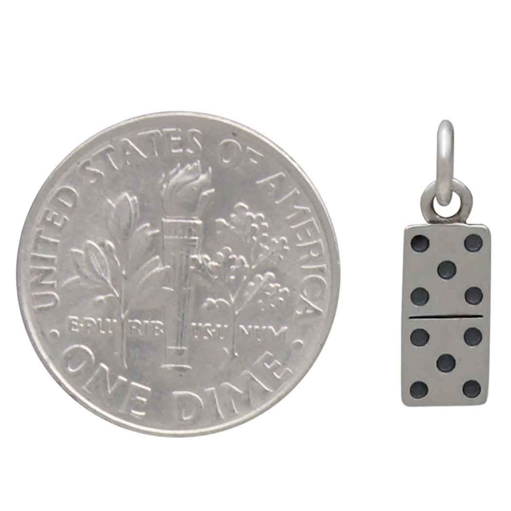 Sterling Silver Domino Charm