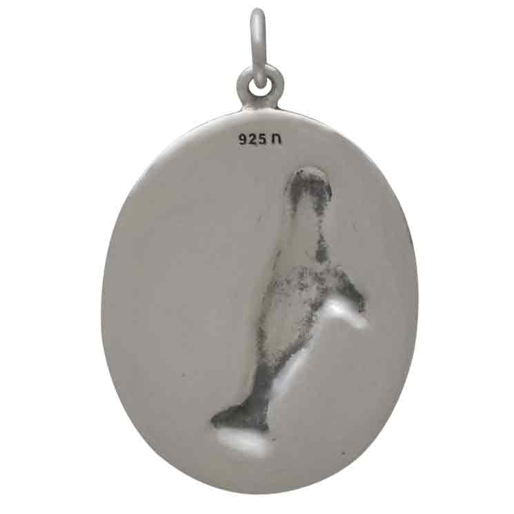 Sterling Silver Harbor Seal Pendant