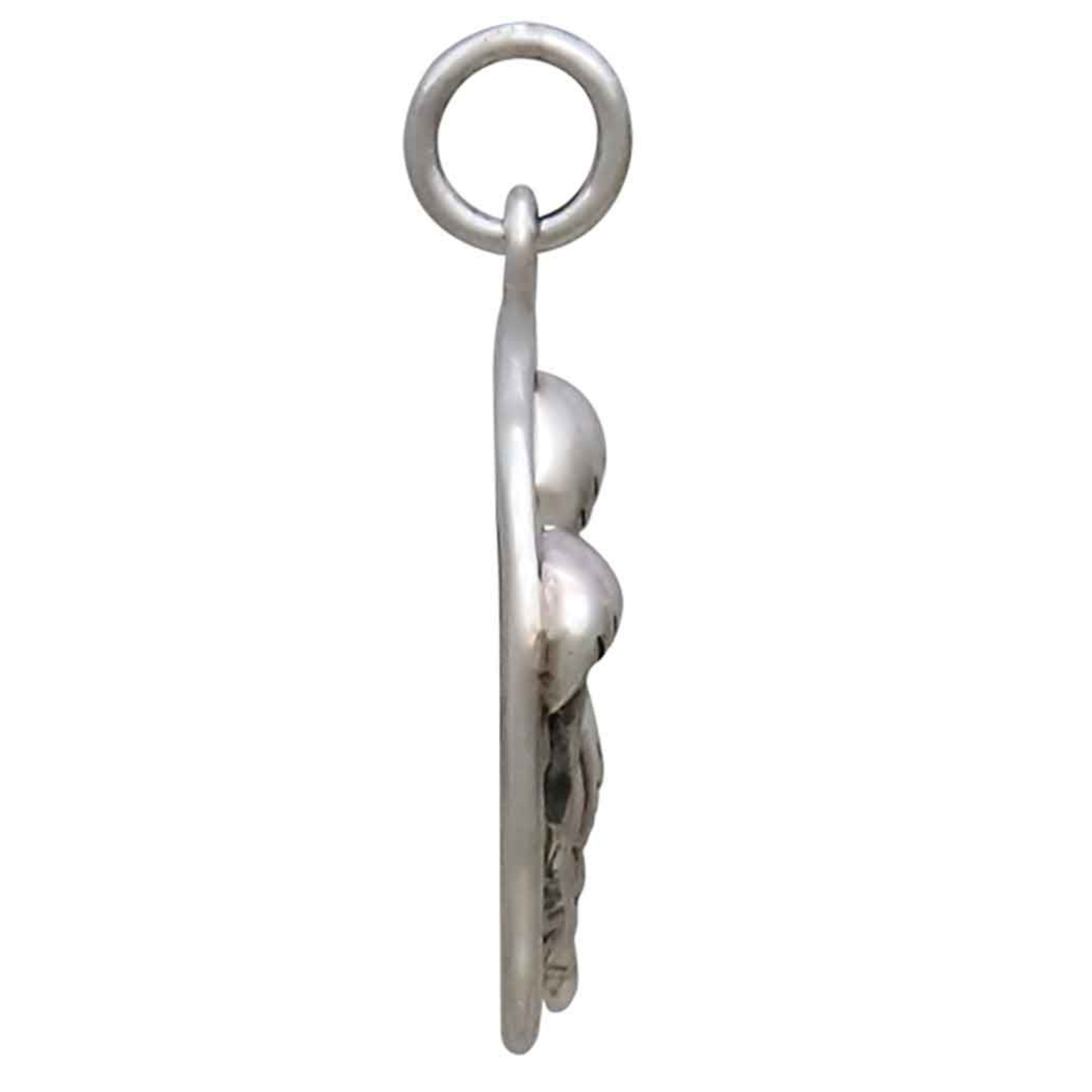 Sterling Silver Jellyfish Trio Charm- Poppies Jewelry
