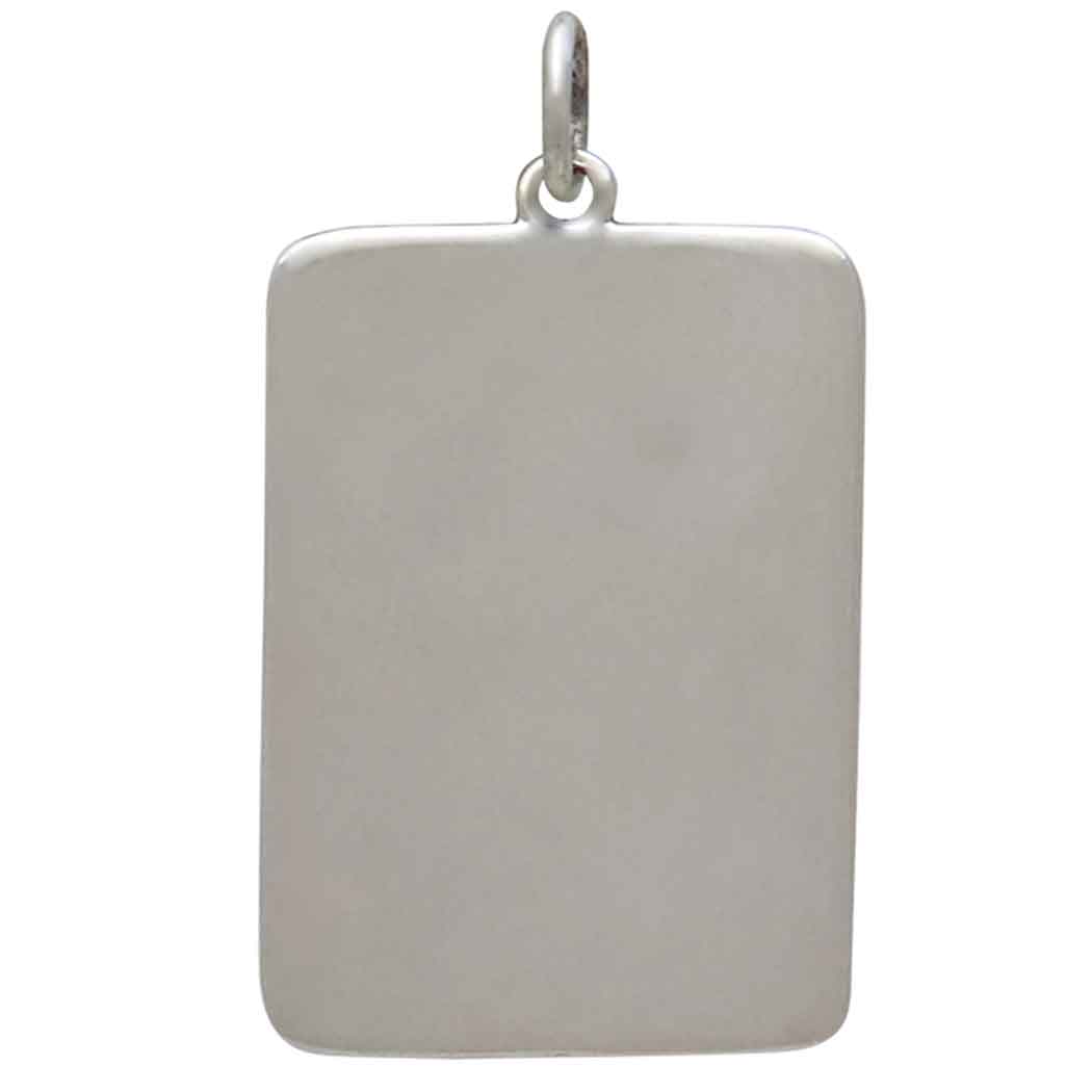 Sterling Silver Joker Playing Card Pendant