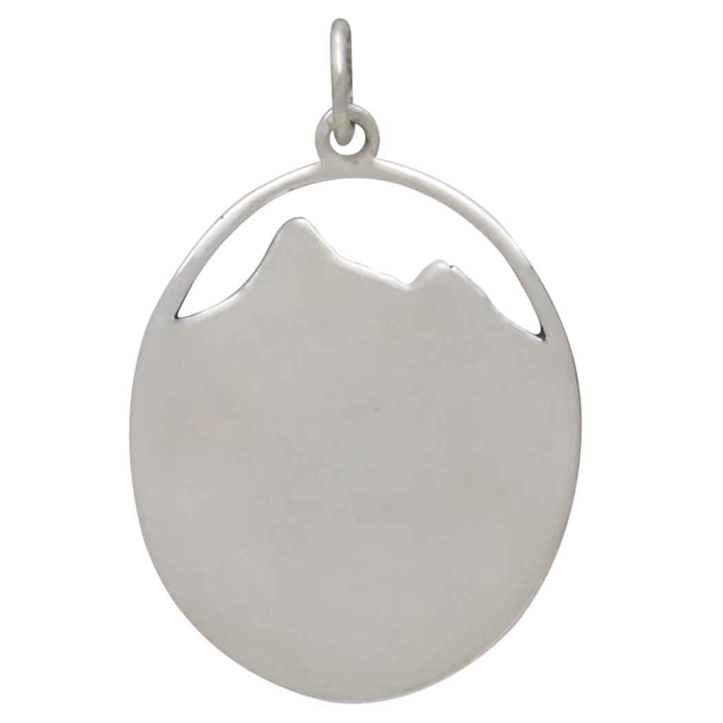 Sterling Silver Layered Orca Pendant - Poppies Jewelry