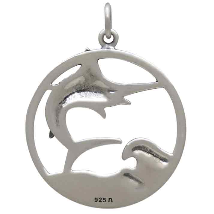 Sterling Silver Marlin Pendant