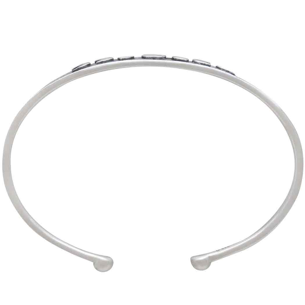 Sterling Silver Moon Phase Bracelet