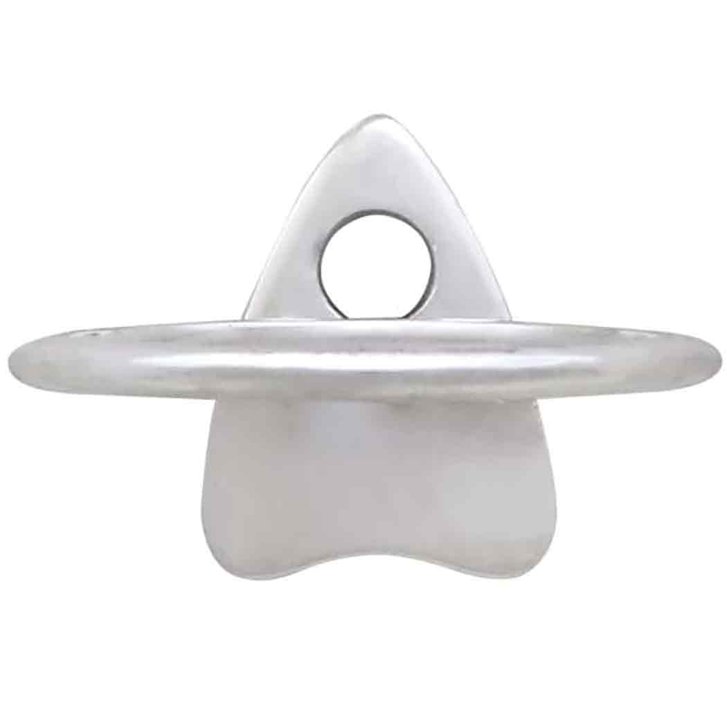 Sterling Silver Ouija Planchette Ring - Poppies Jewelry