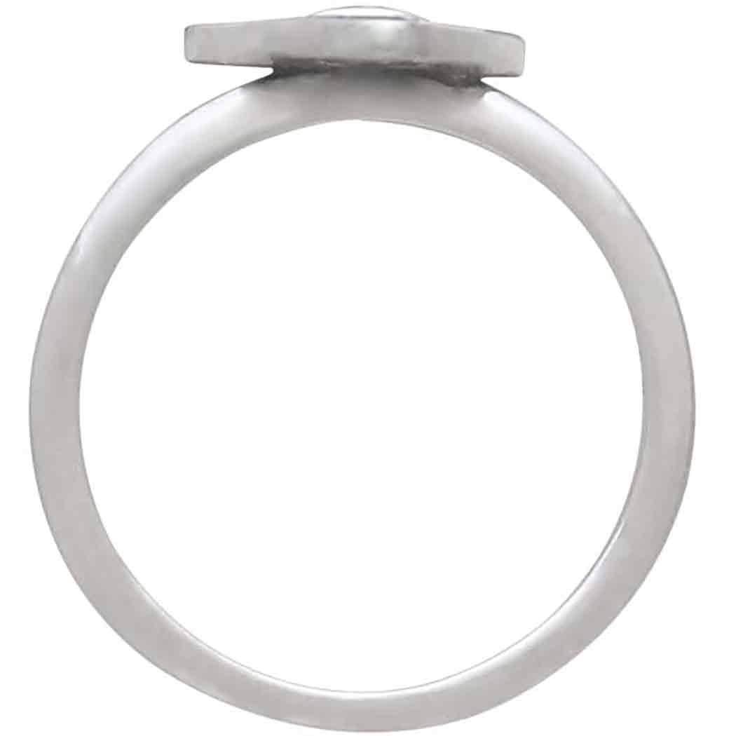 Sterling Silver Ouija Planchette Ring - Poppies Jewelry