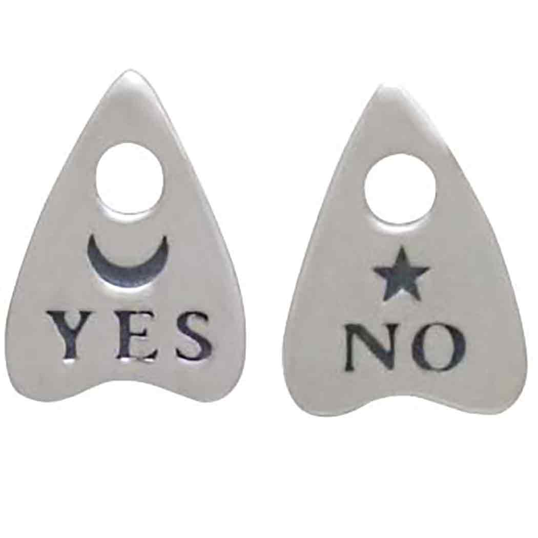 Sterling Silver Ouija Post Earrings - Poppies Jewelry
