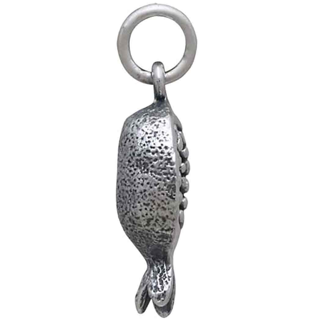 Sterling Silver Pomegranate Charm - Poppies Jewelry