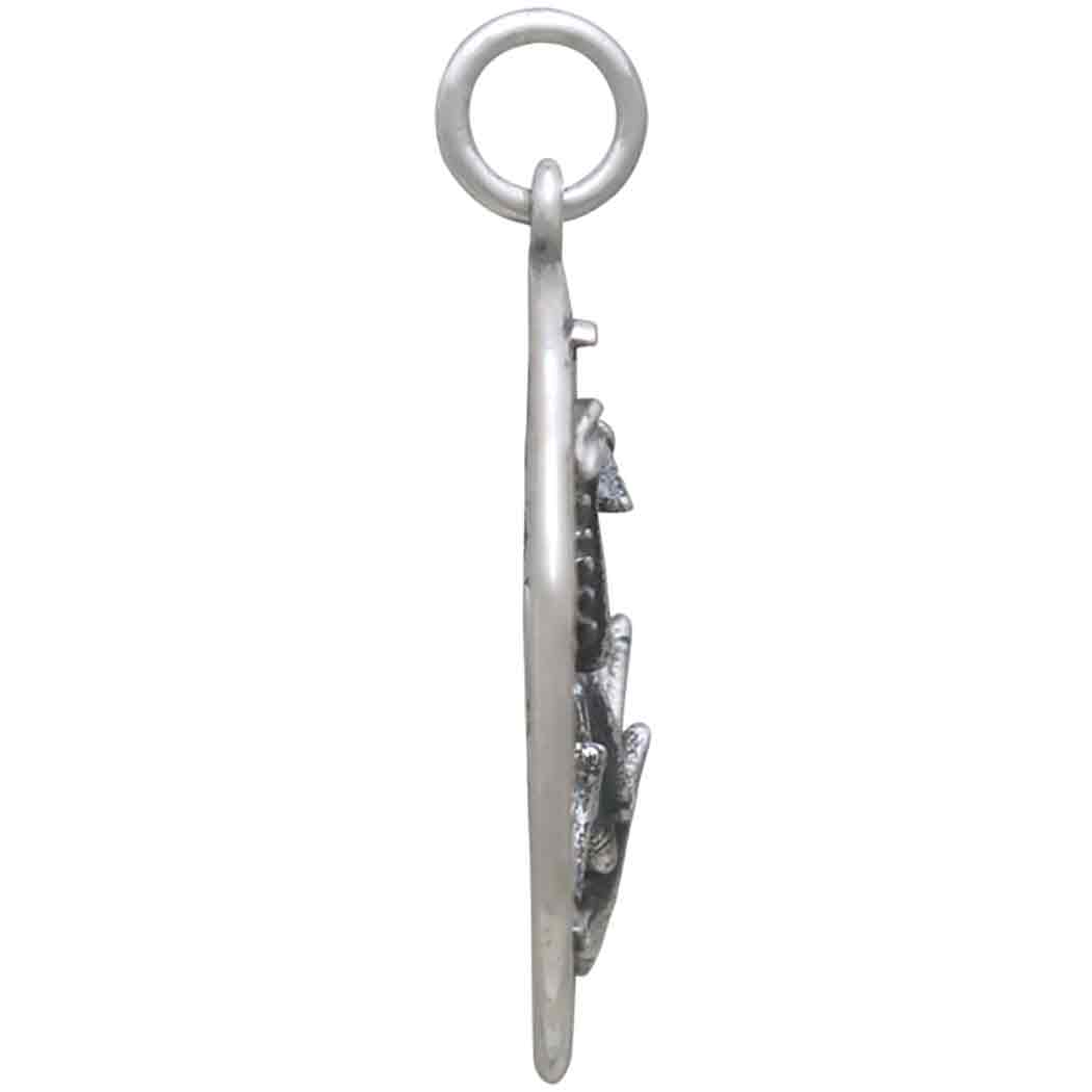 Sterling Silver Praying Mantis Pendant