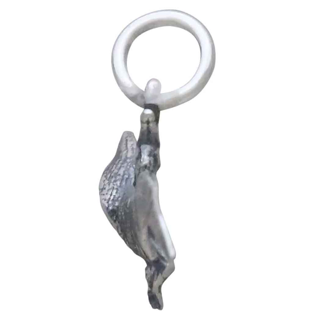 Sterling Silver Pterodactyl Dinosaur Charm - Poppies Jewelry