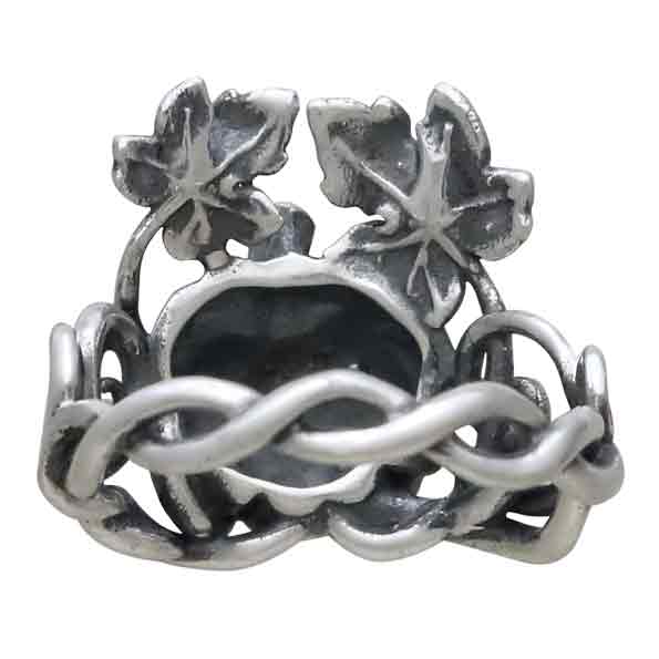 Sterling Silver Pumpkin Vine Ring - Poppies Jewelry