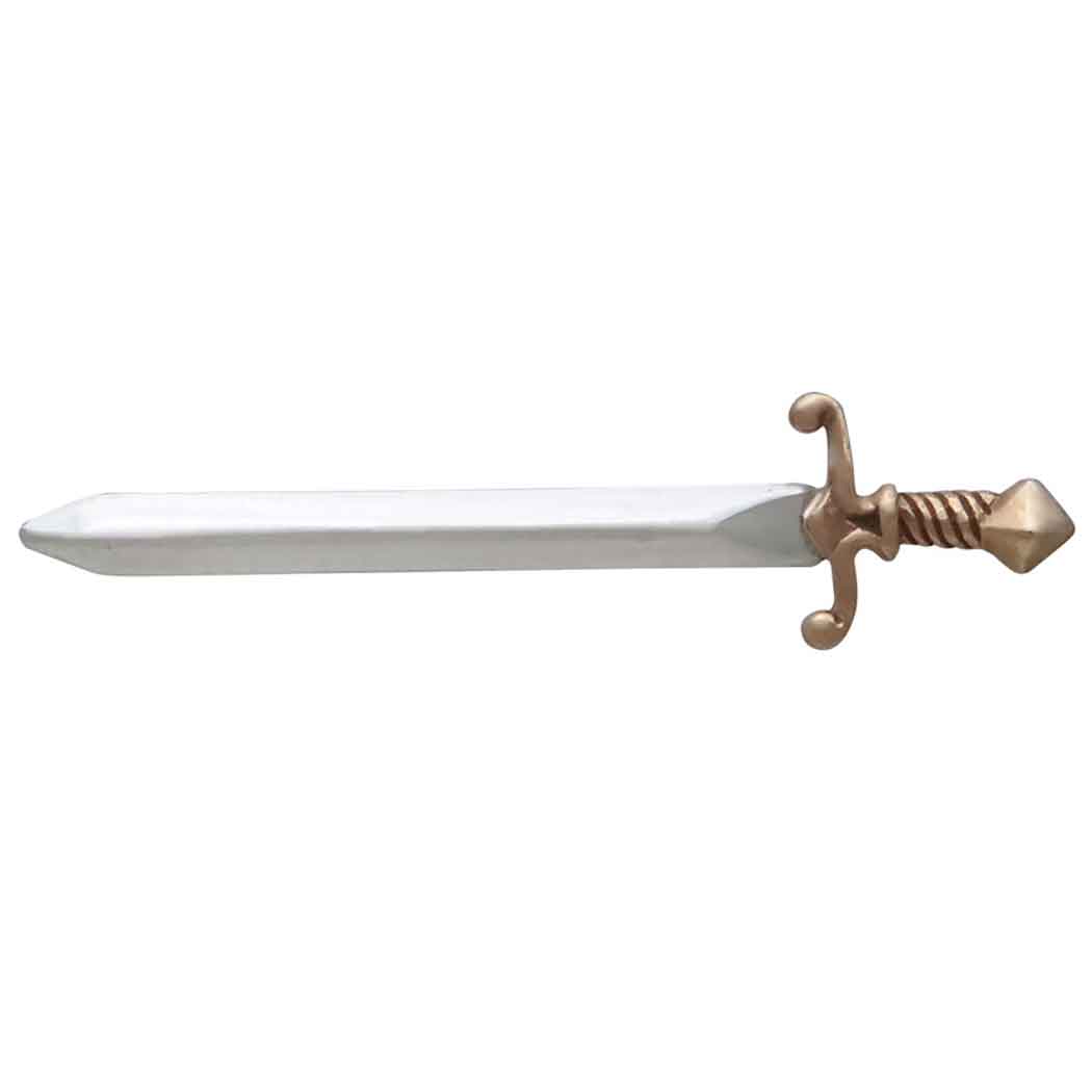 Sterling Silver Sword Ring with Bronze Handle - Poppies Jewelry