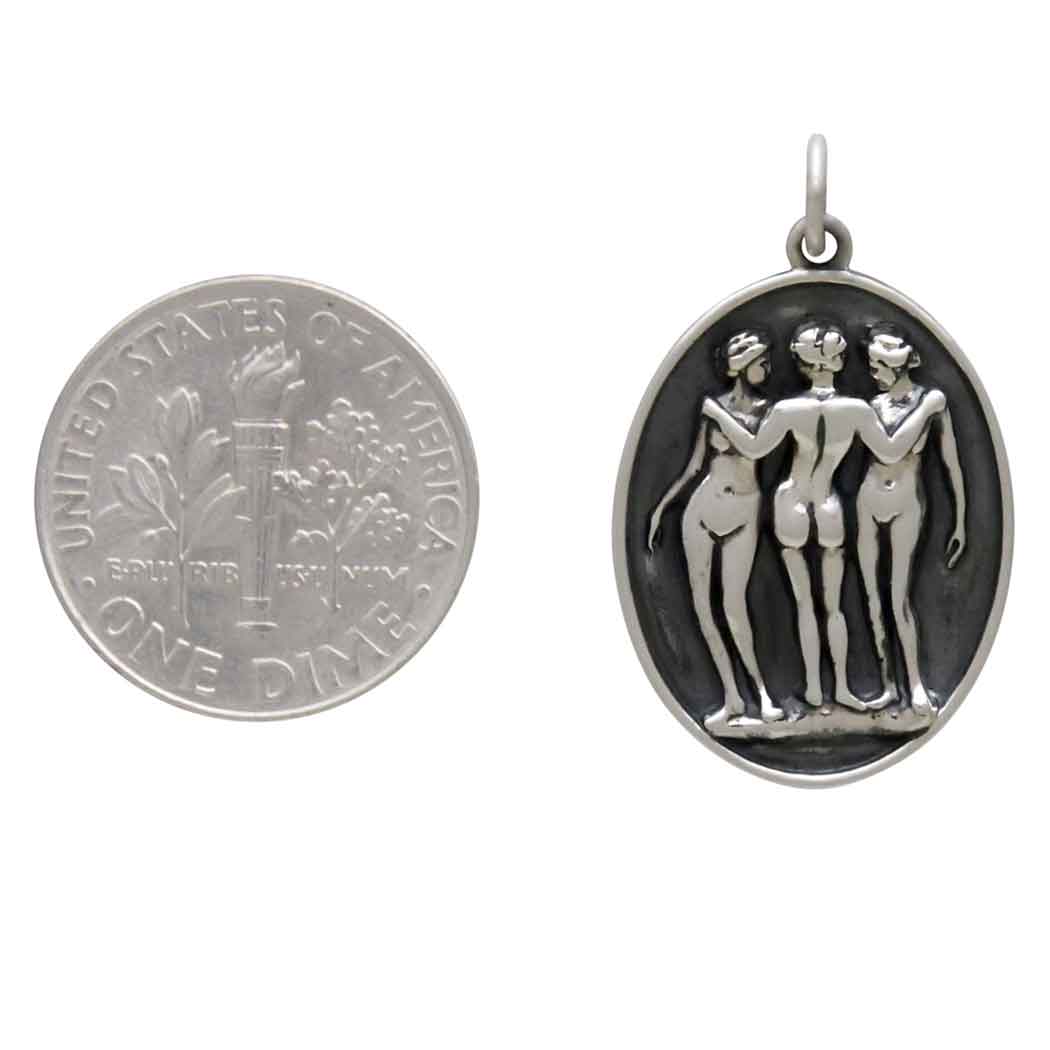 Sterling Silver Three Graces Pendant