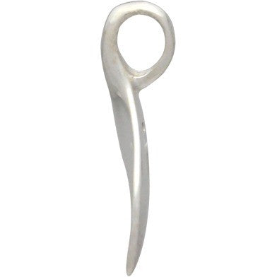 Sterling Silver Whale Tail Charm