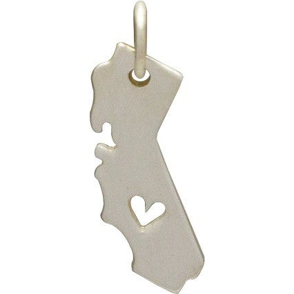 California Charm with Heart Cutout