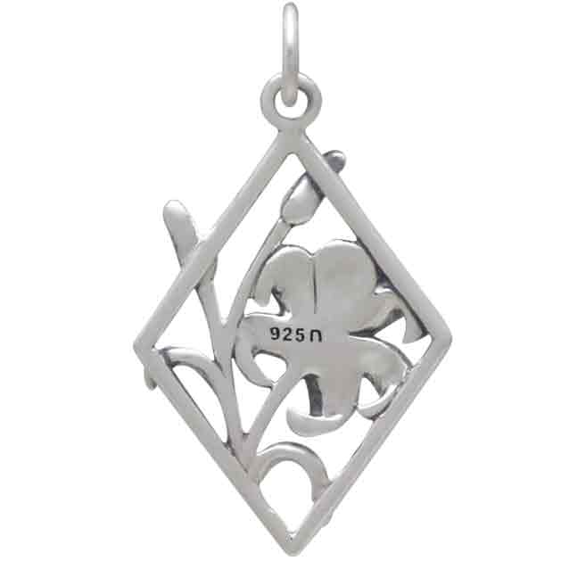 Sterling Silver Lily Charm