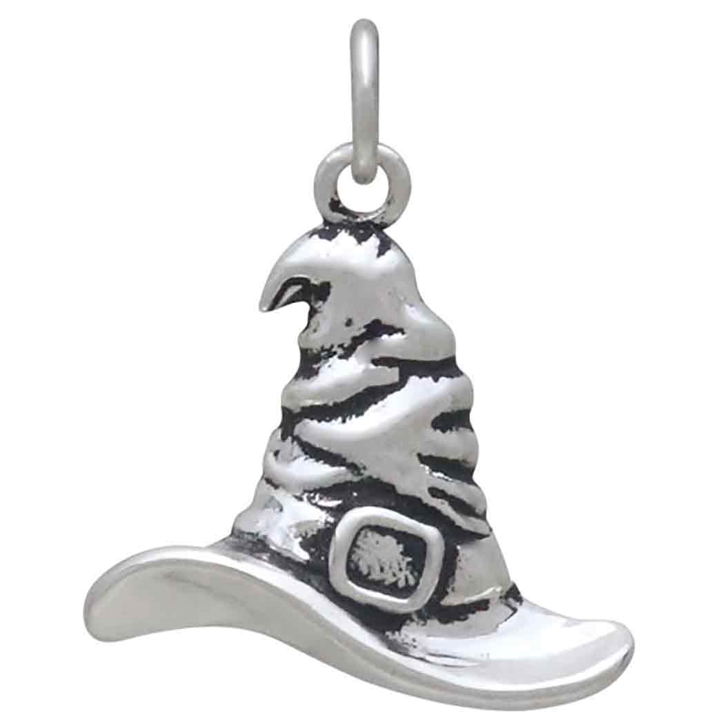 Witch Hat Sterling Silver Charm