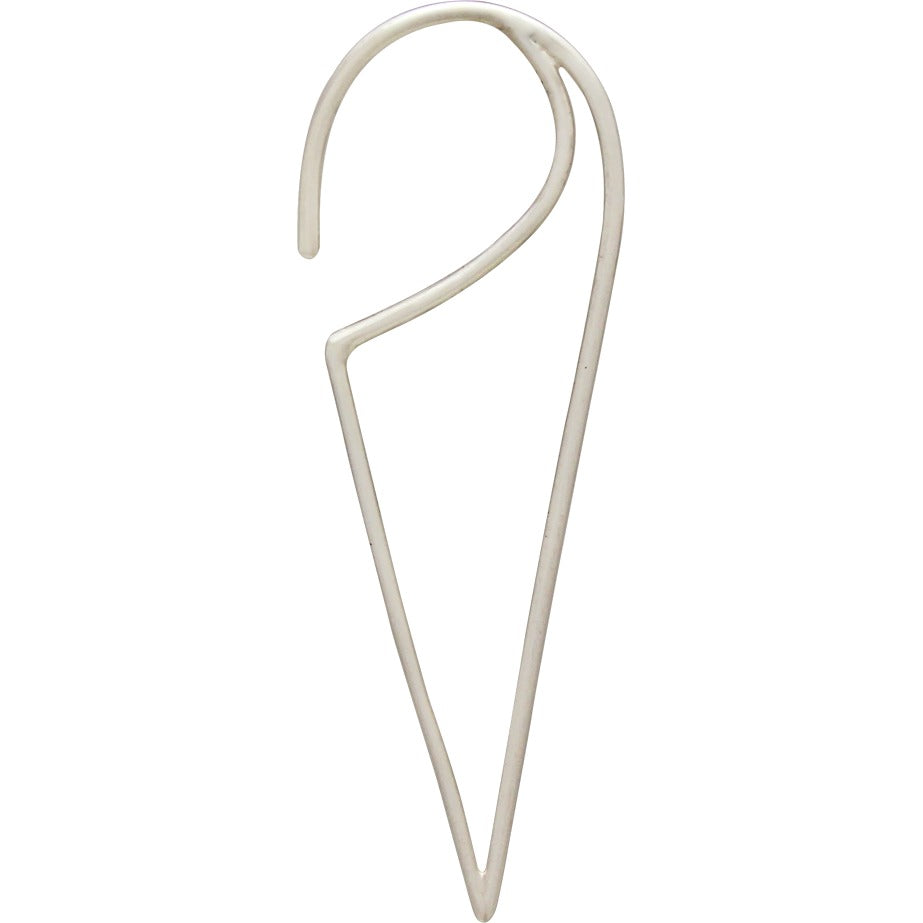 Open Wire Triangle Hoop Earring