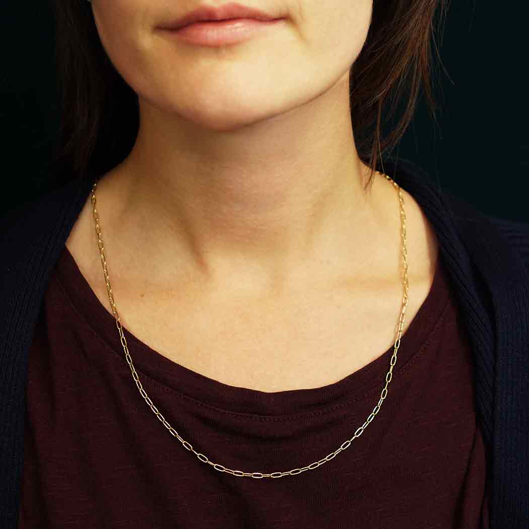 14K Gold Filled Oval Cable Chain
