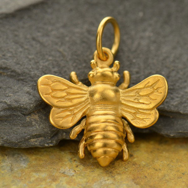 Large Honeybee Charm