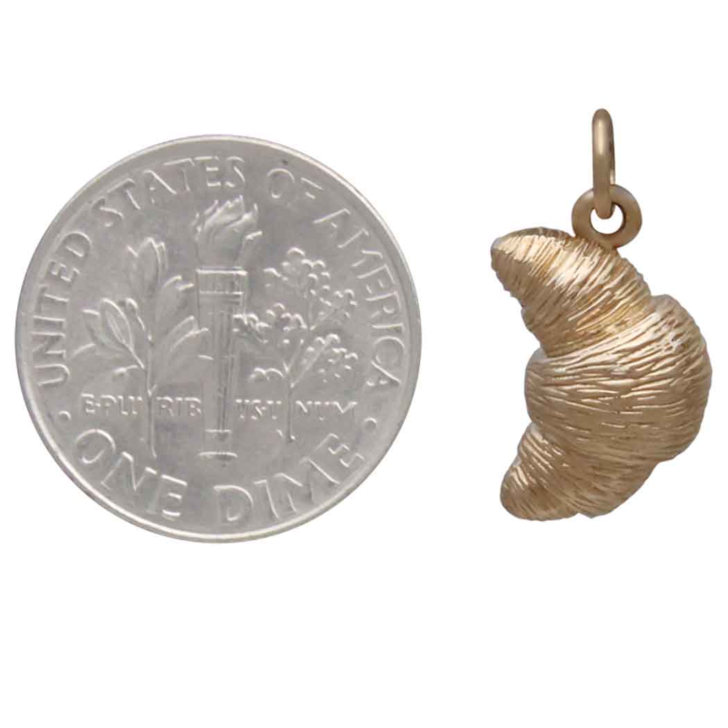Bronze Croissant Charm - Tia Tynette Designs