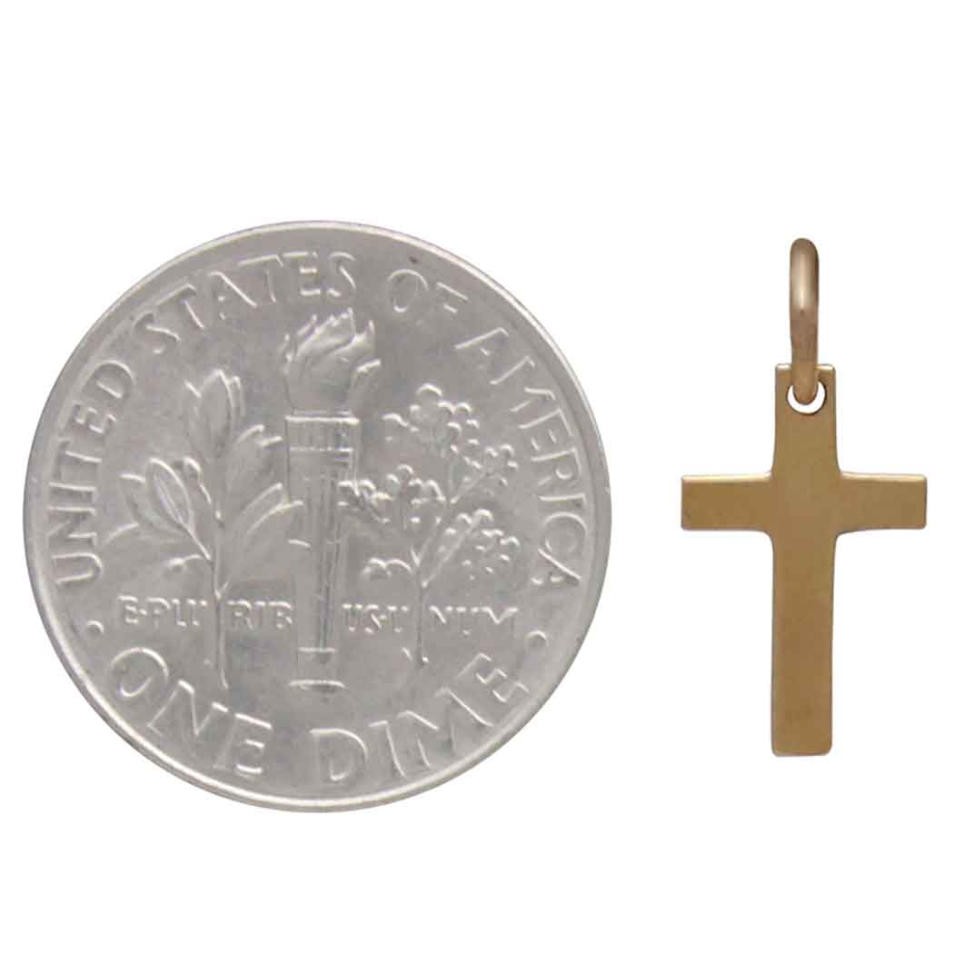 Bronze Cross Charm
