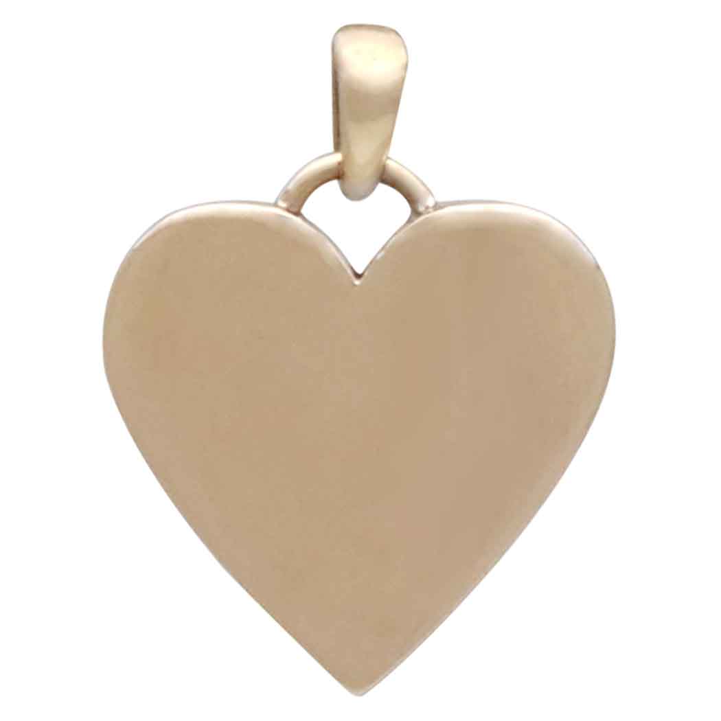 Bronze Electric Heart Shadow Box Pendant - Tia Tynette Designs