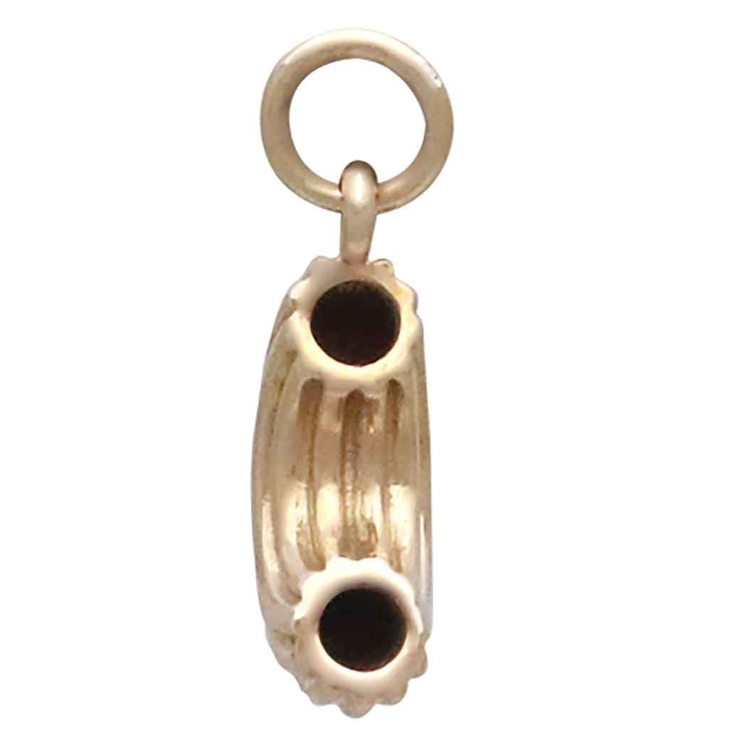 Bronze Macaroni Pasta Charm - Tia Tynette Designs
