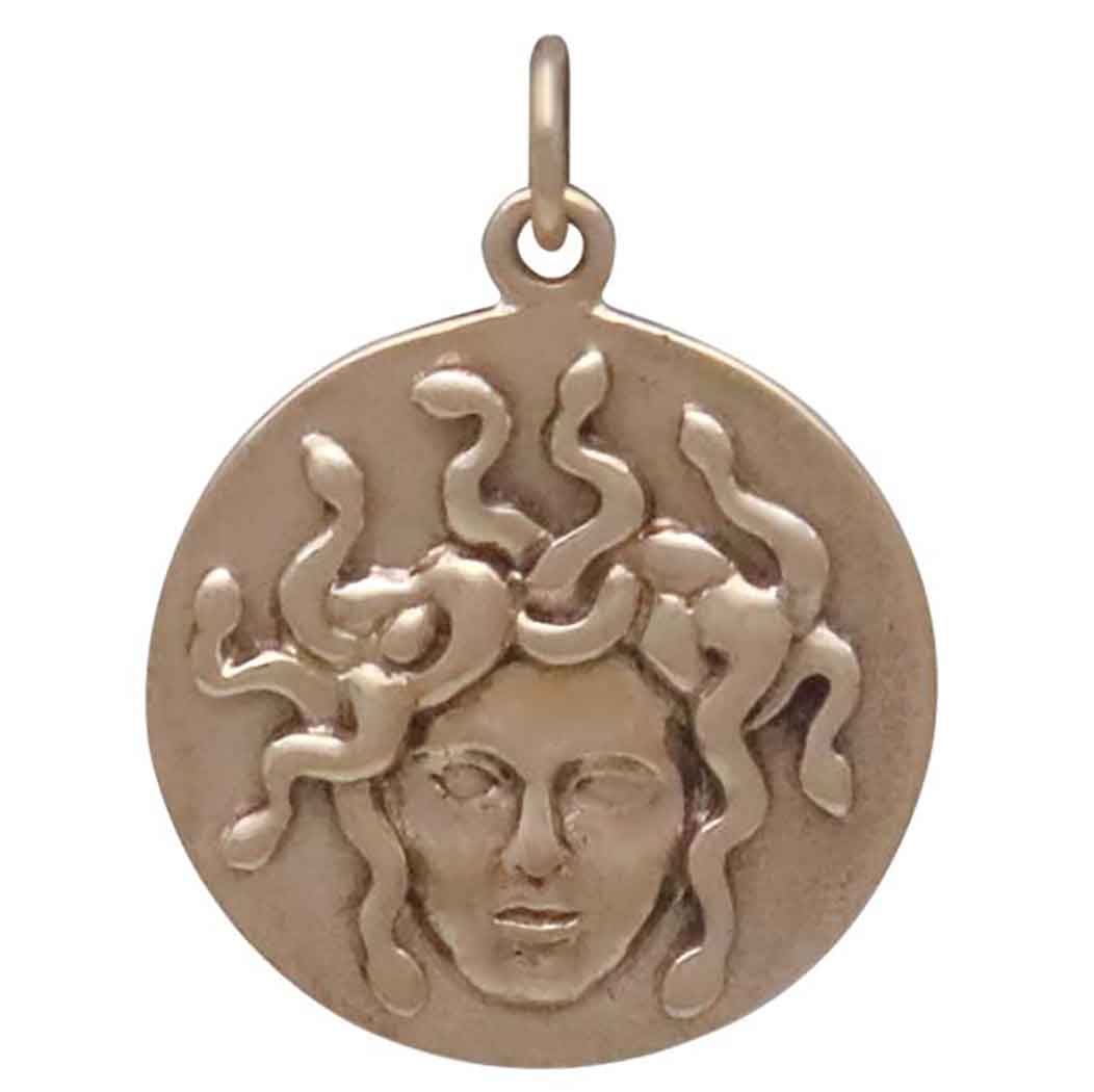 Bronze Medusa Pendant - Poppies Beads N' More