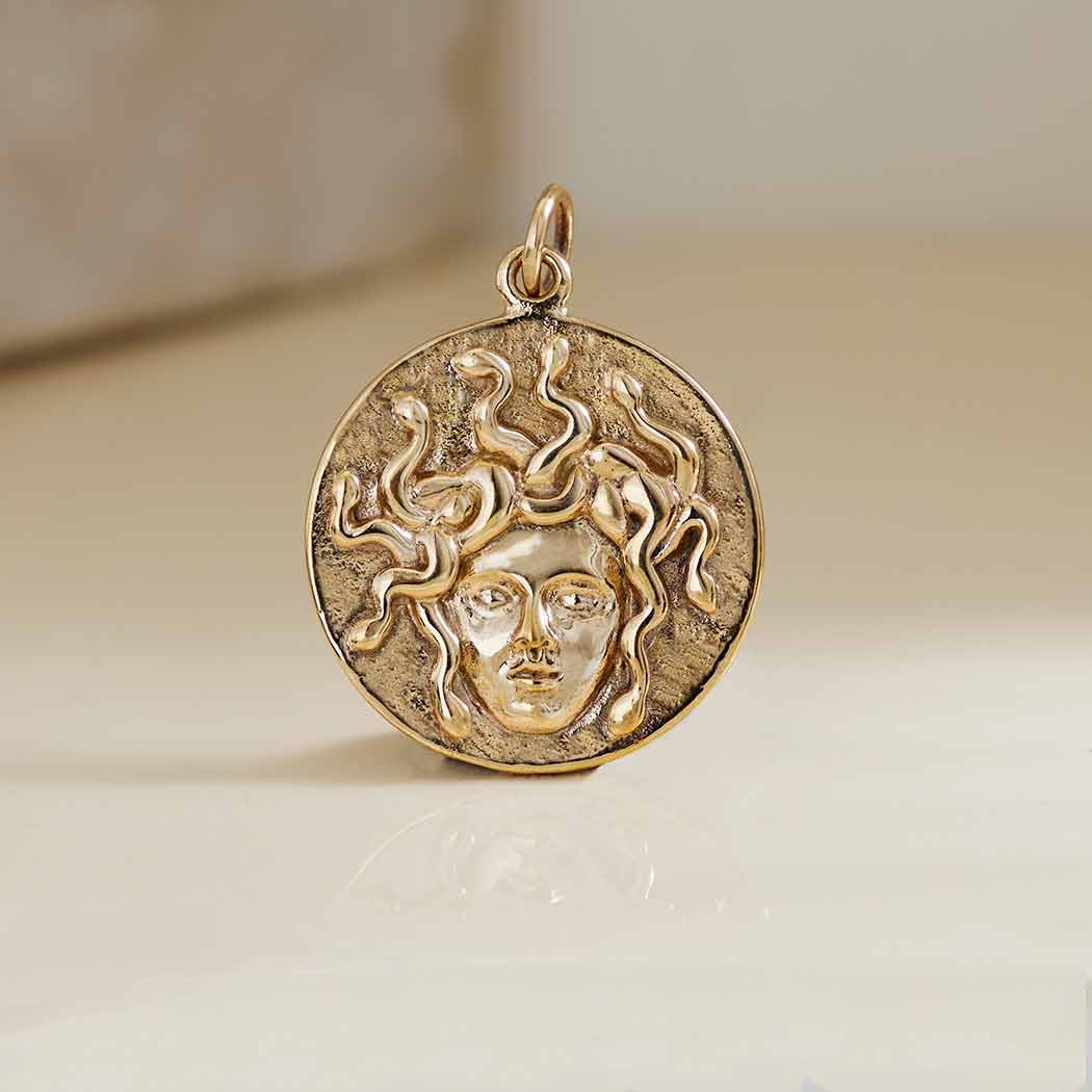 Bronze Medusa Pendant - Poppies Beads N' More